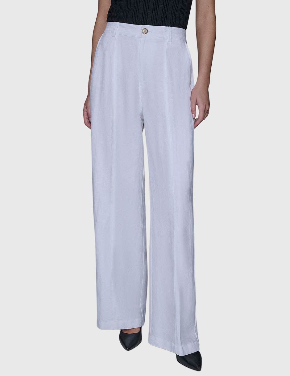 Pantalón chino amplio para mujer 2