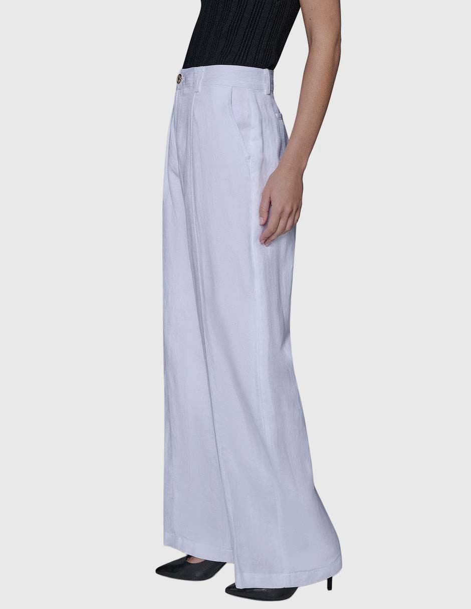 Pantalón chino amplio para mujer 3