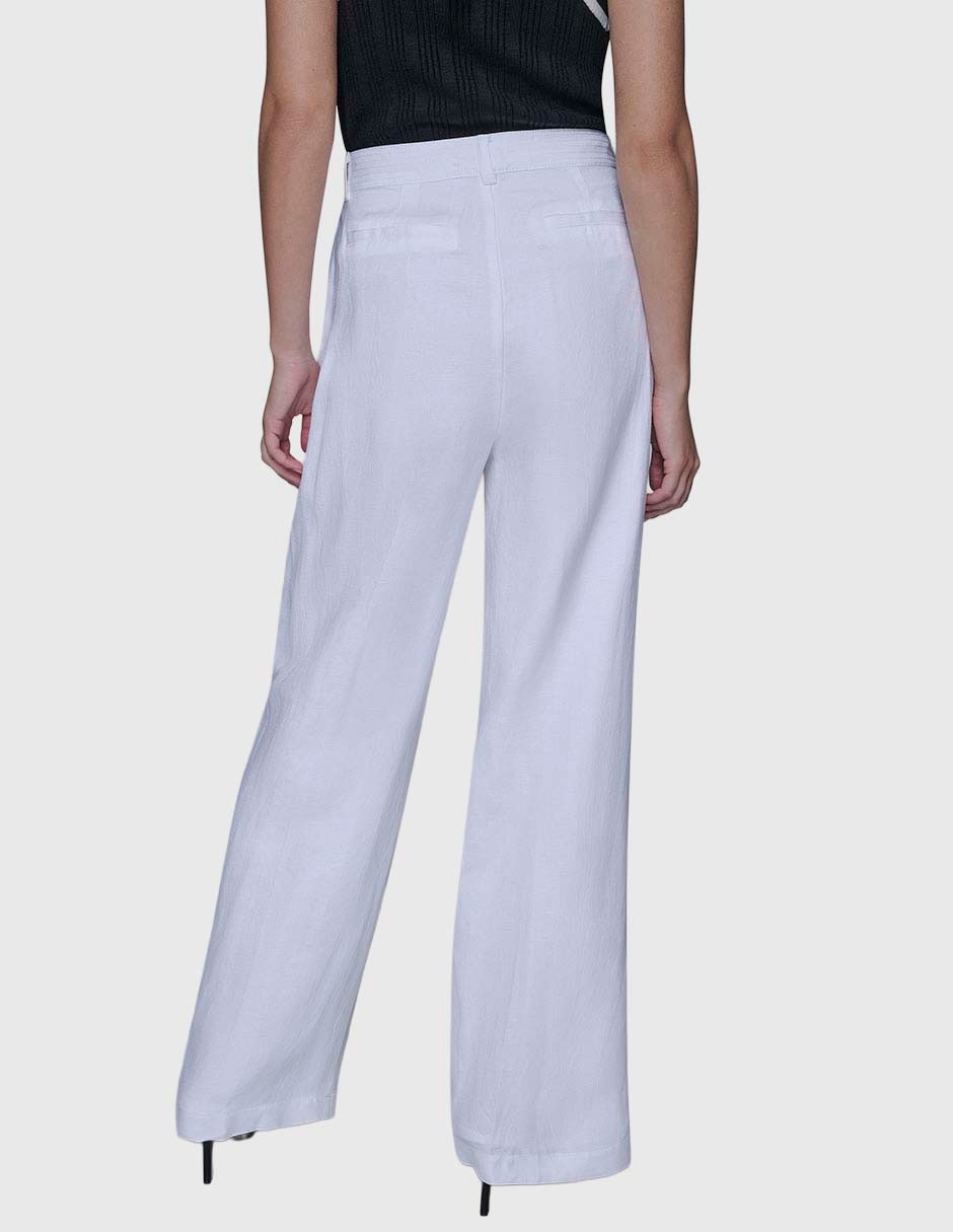 Pantalón chino amplio para mujer 4