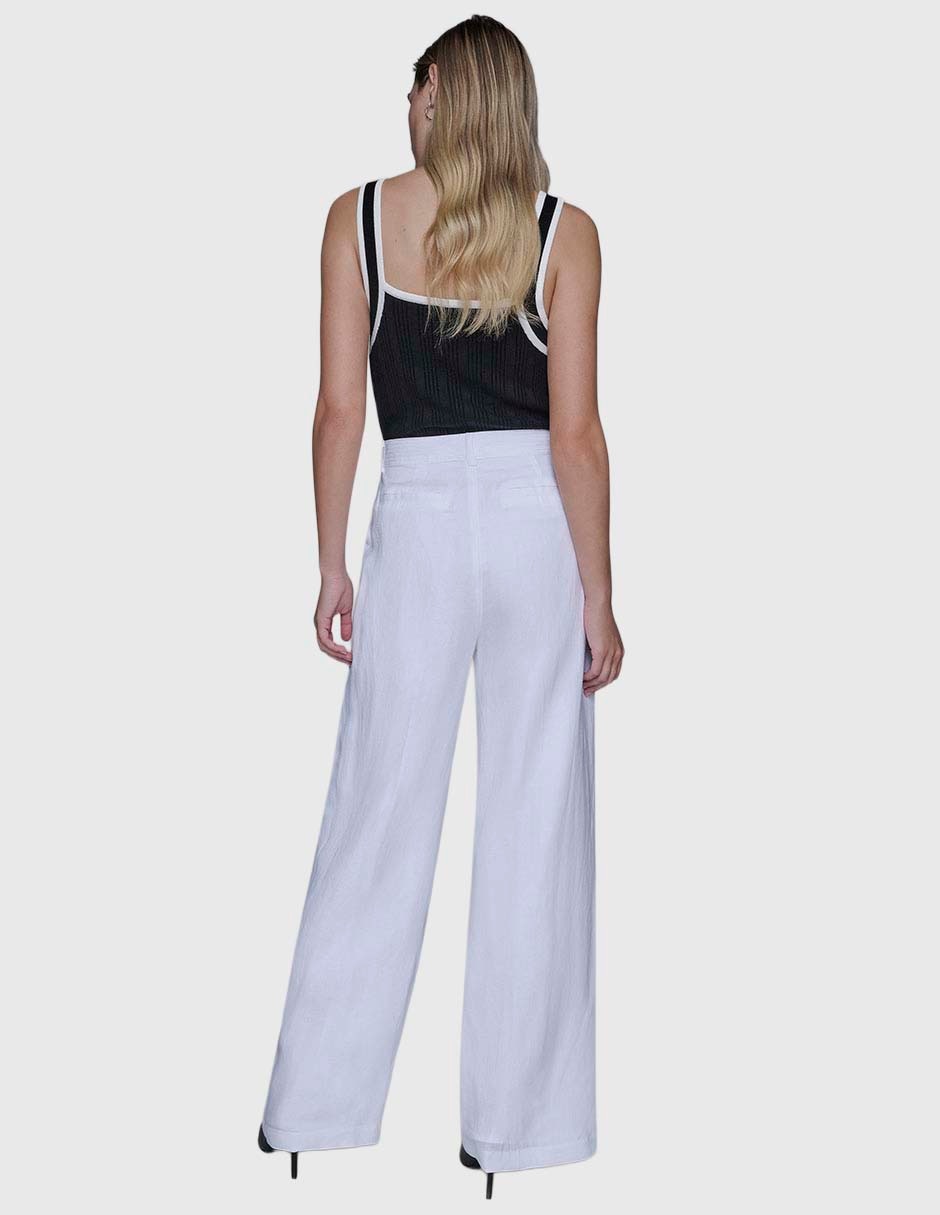 Pantalón chino amplio para mujer 5