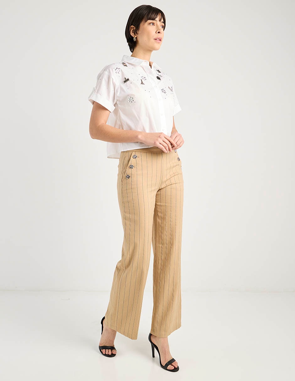 Pantalón amplio para mujer 3