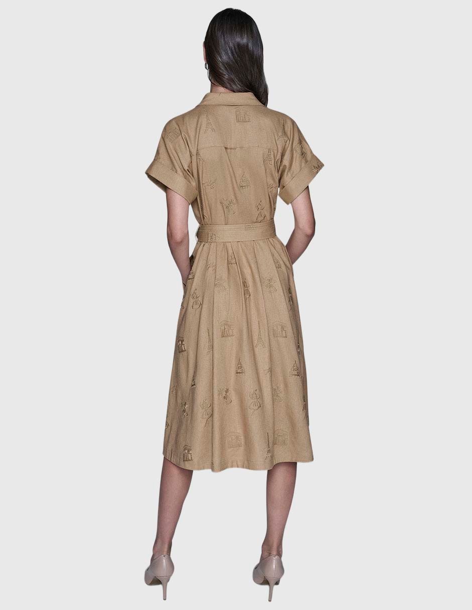 Vestido midi formal para mujer 5