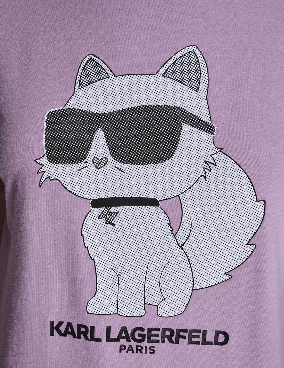 Playera manga corta cuello redondo para mujer 5