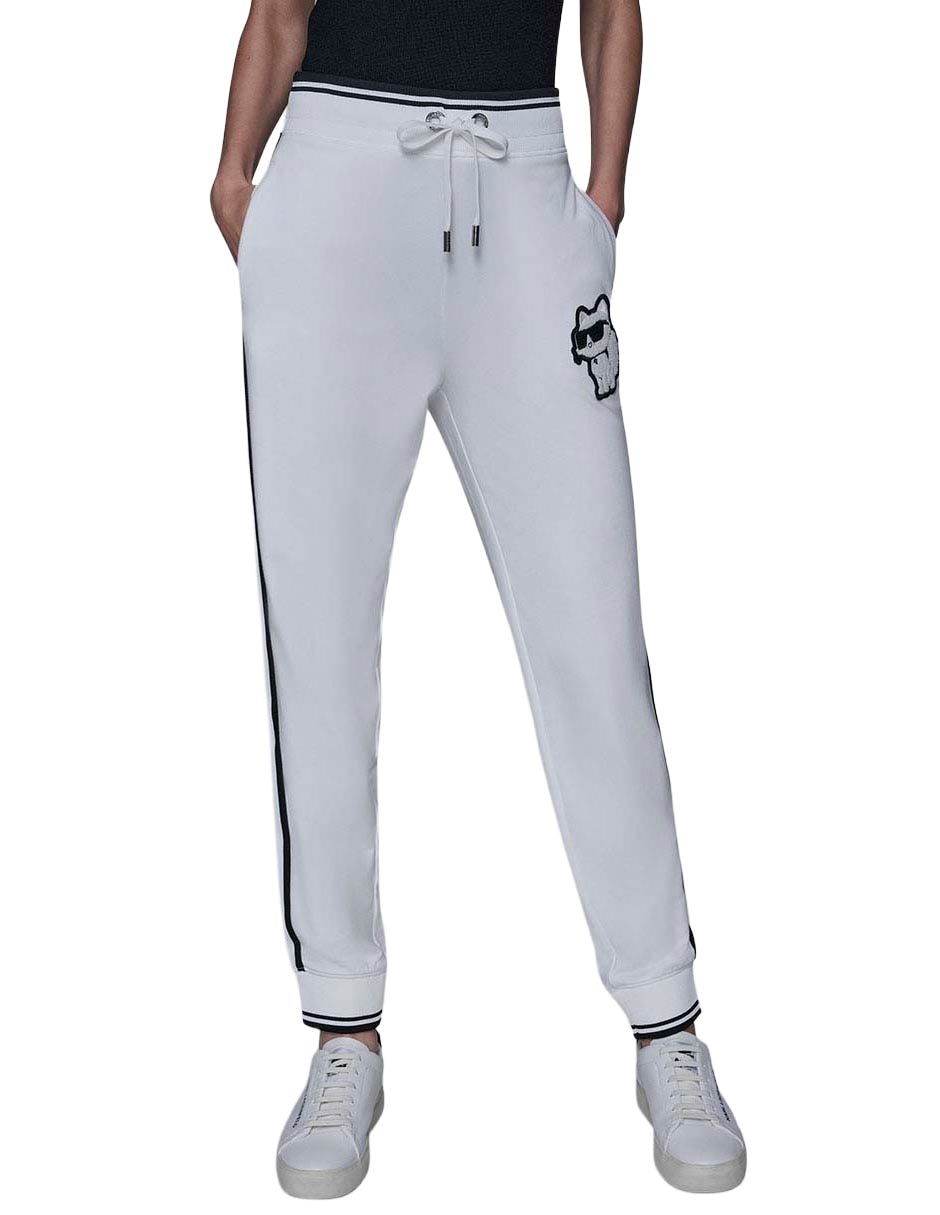 Pants slim con agujeta para mujer