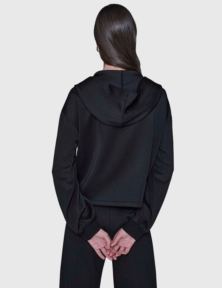Sudadera con capucha y bolsa para mujer 4