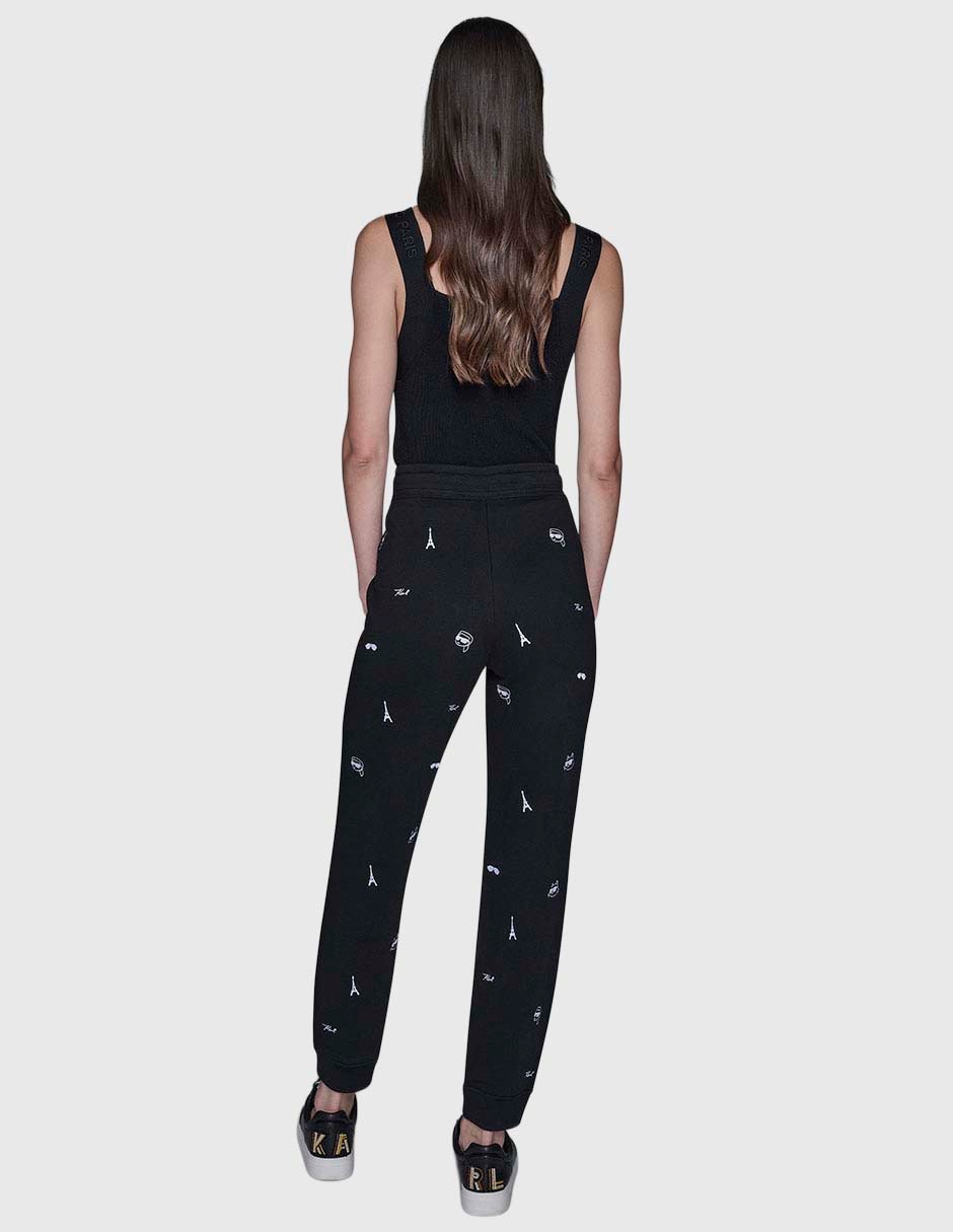 Pants slim con agujeta para mujer 5