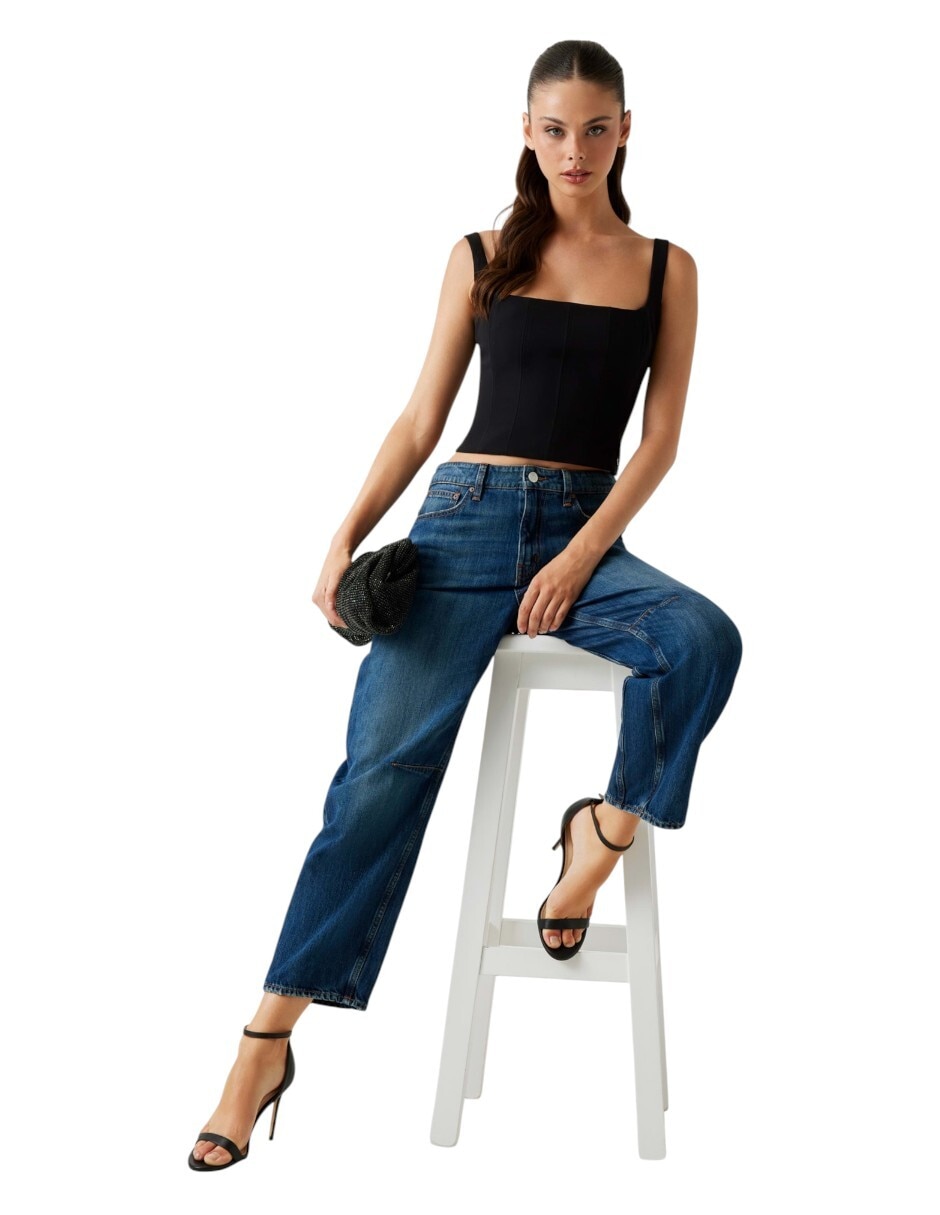Jeans amplio para mujer 2