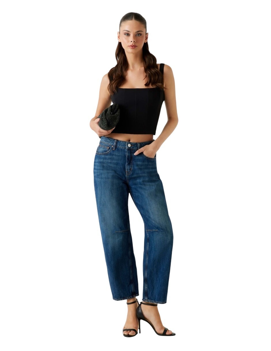 Jeans amplio para mujer 5