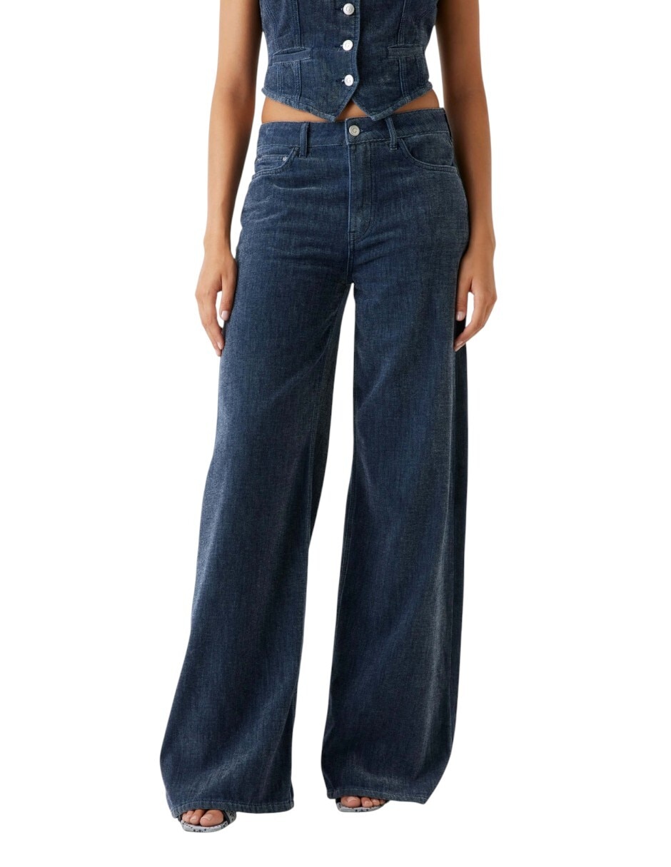 Jeans relaxed amplio para mujer