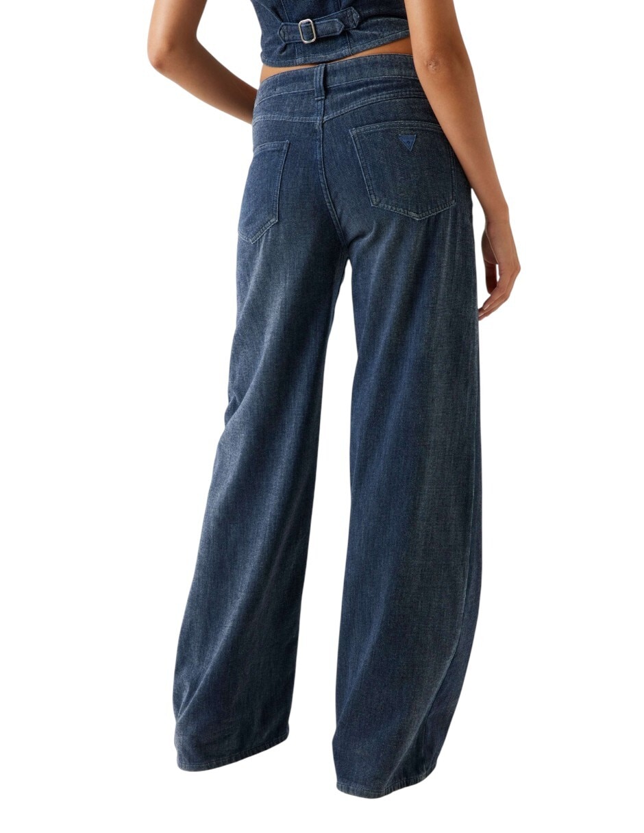 Jeans relaxed amplio para mujer 4