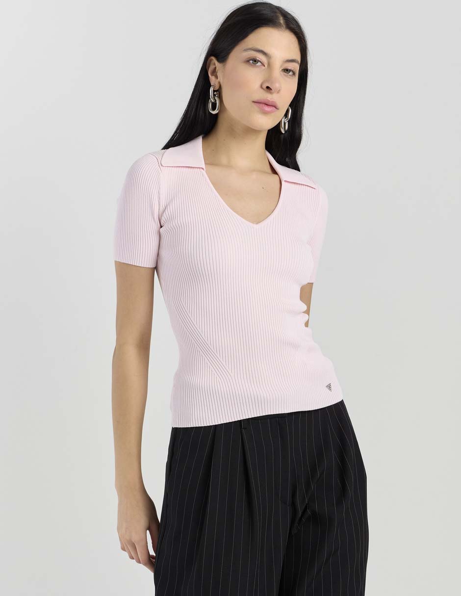Blusa manga corta para mujer