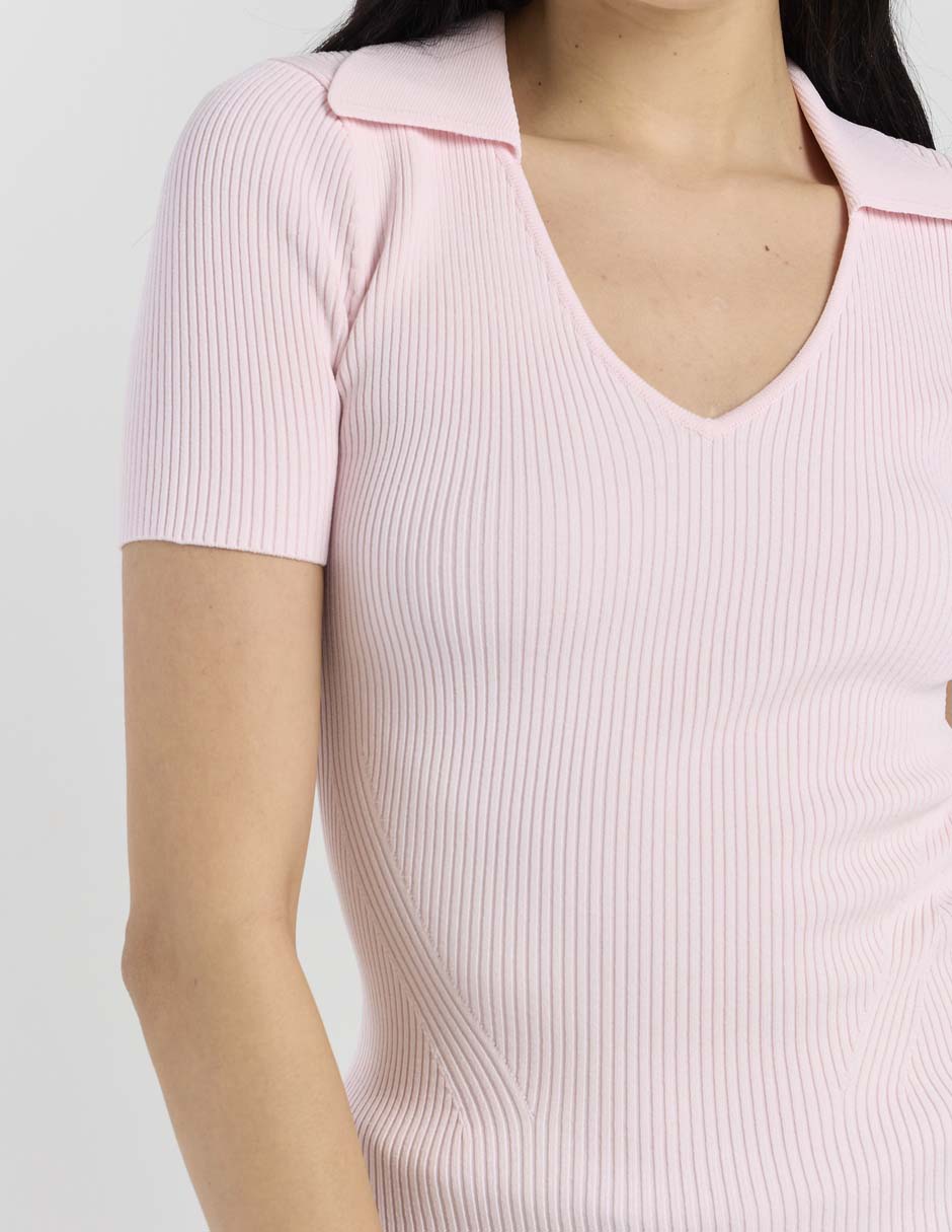 Blusa manga corta para mujer 4