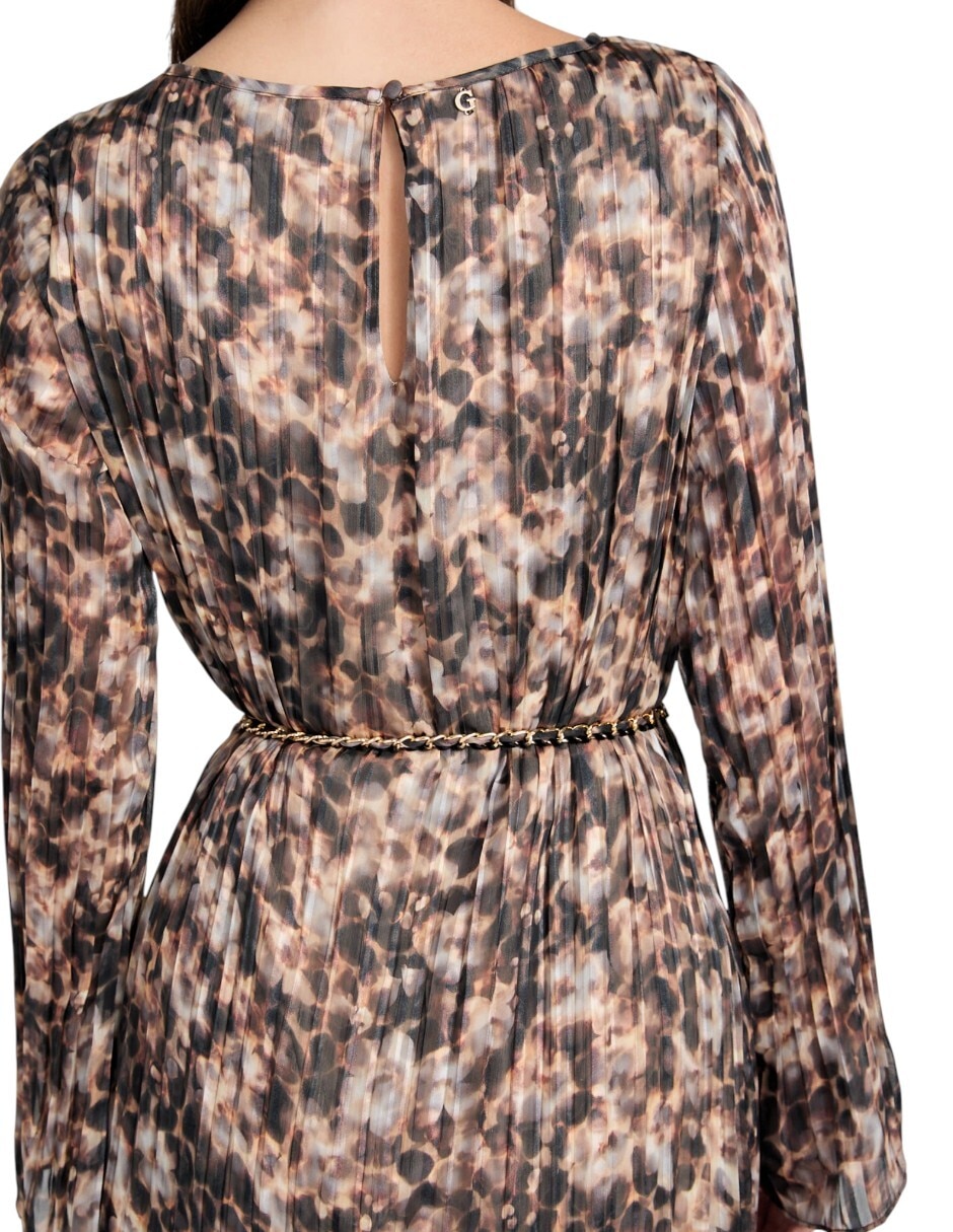 Vestido a la rodilla casual para mujer 2