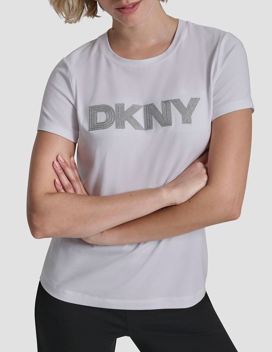 Playera manga corta cuello redondo para mujer Playera manga corta cuello redondo para mujer