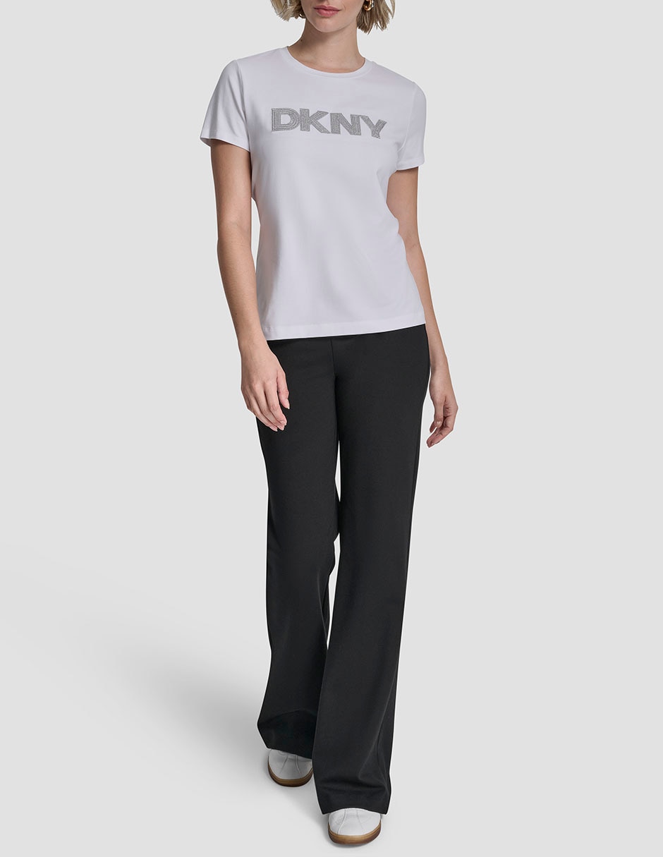 Playera manga corta cuello redondo para mujer 6