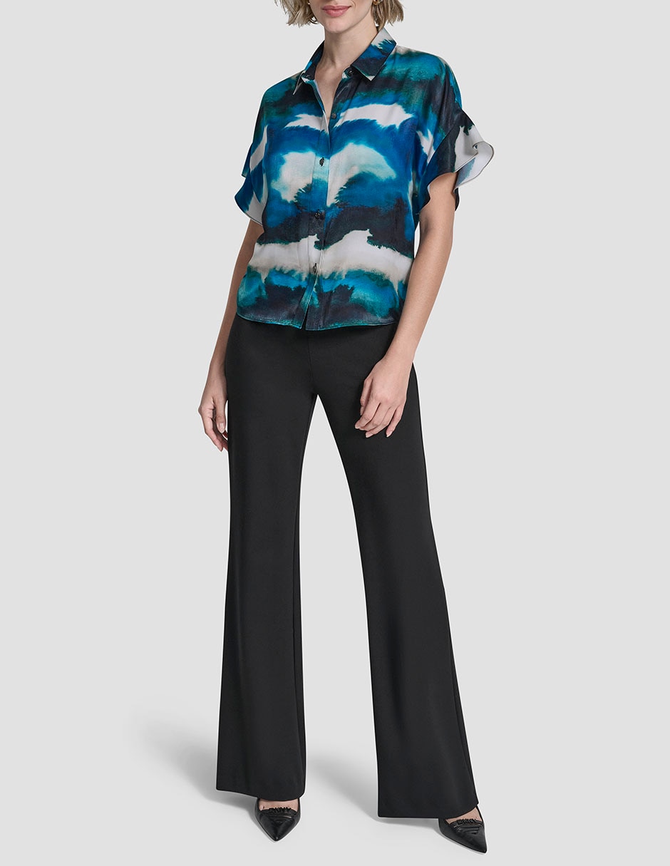 Blusa manga corta para mujer 6