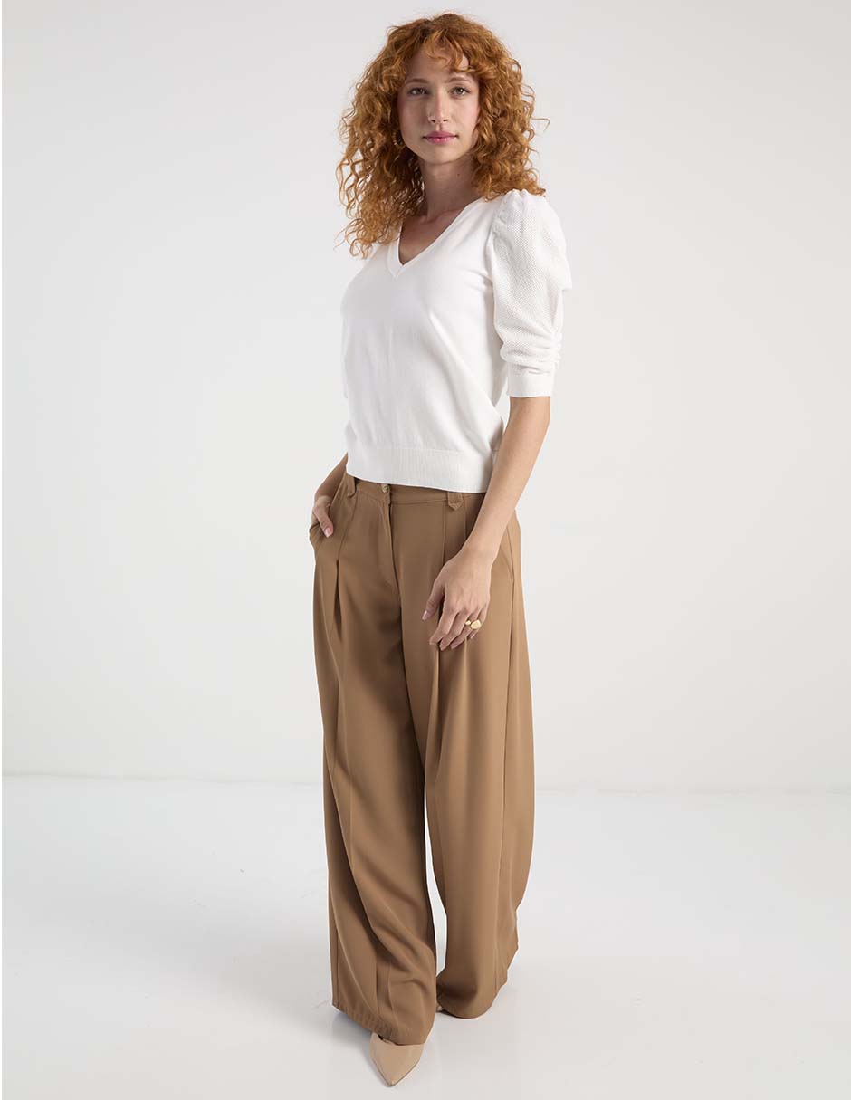 Blusa manga al codo para mujer 3