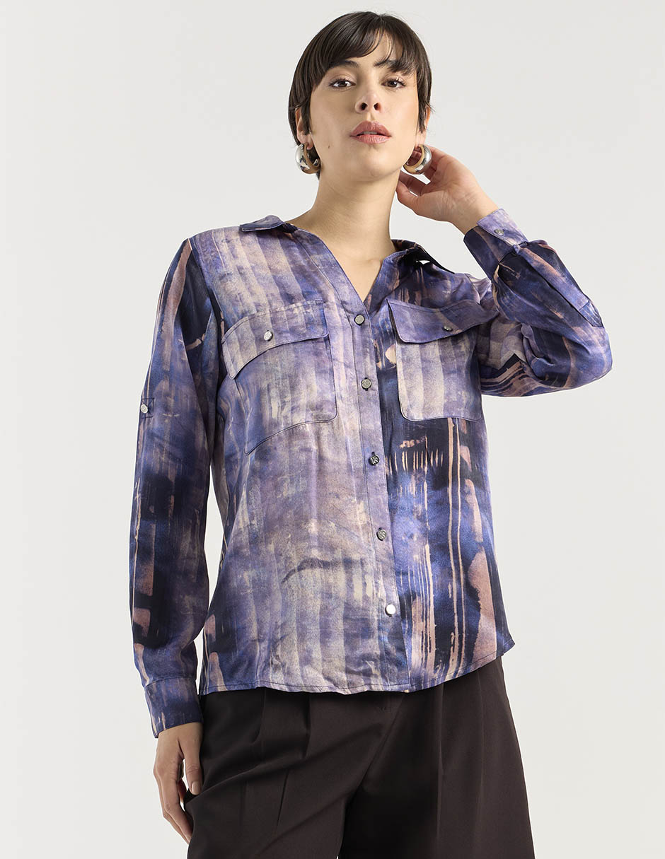 Blusa manga larga para mujer 2