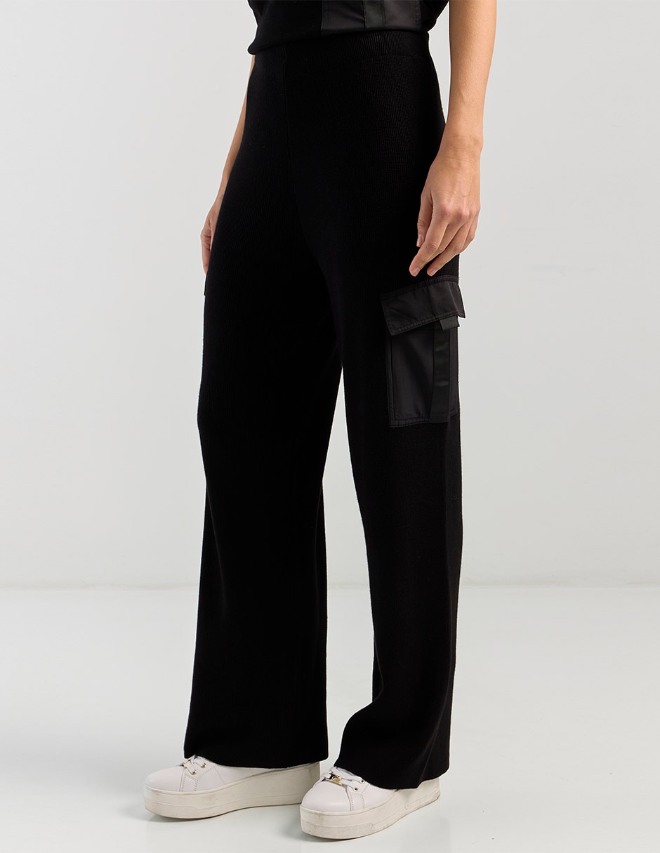 Pantalón cargo wide leg para mujer