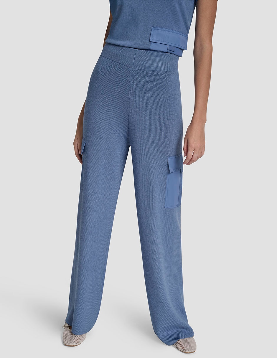 Pantalón cargo flare para mujer