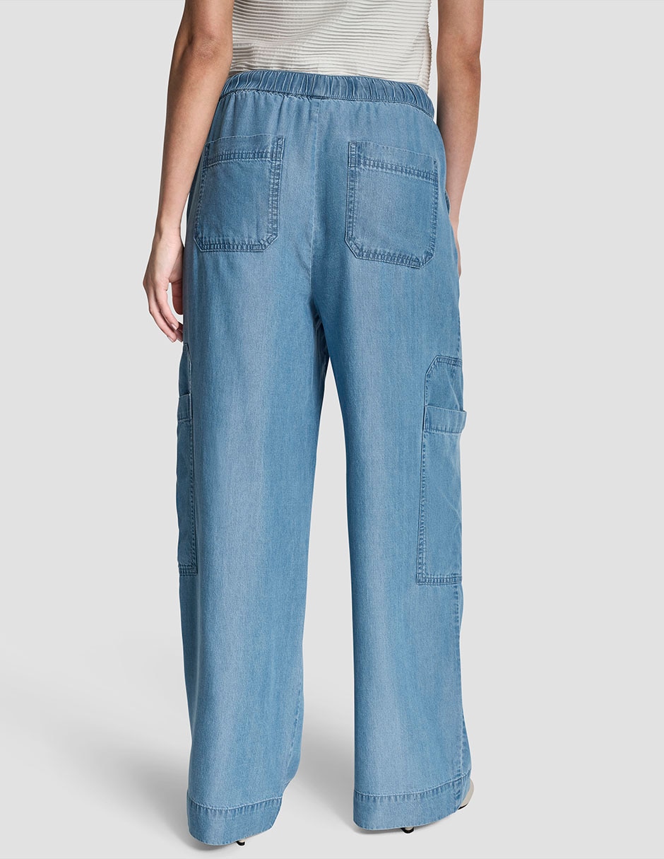 Pantalón cargo amplio para mujer 3