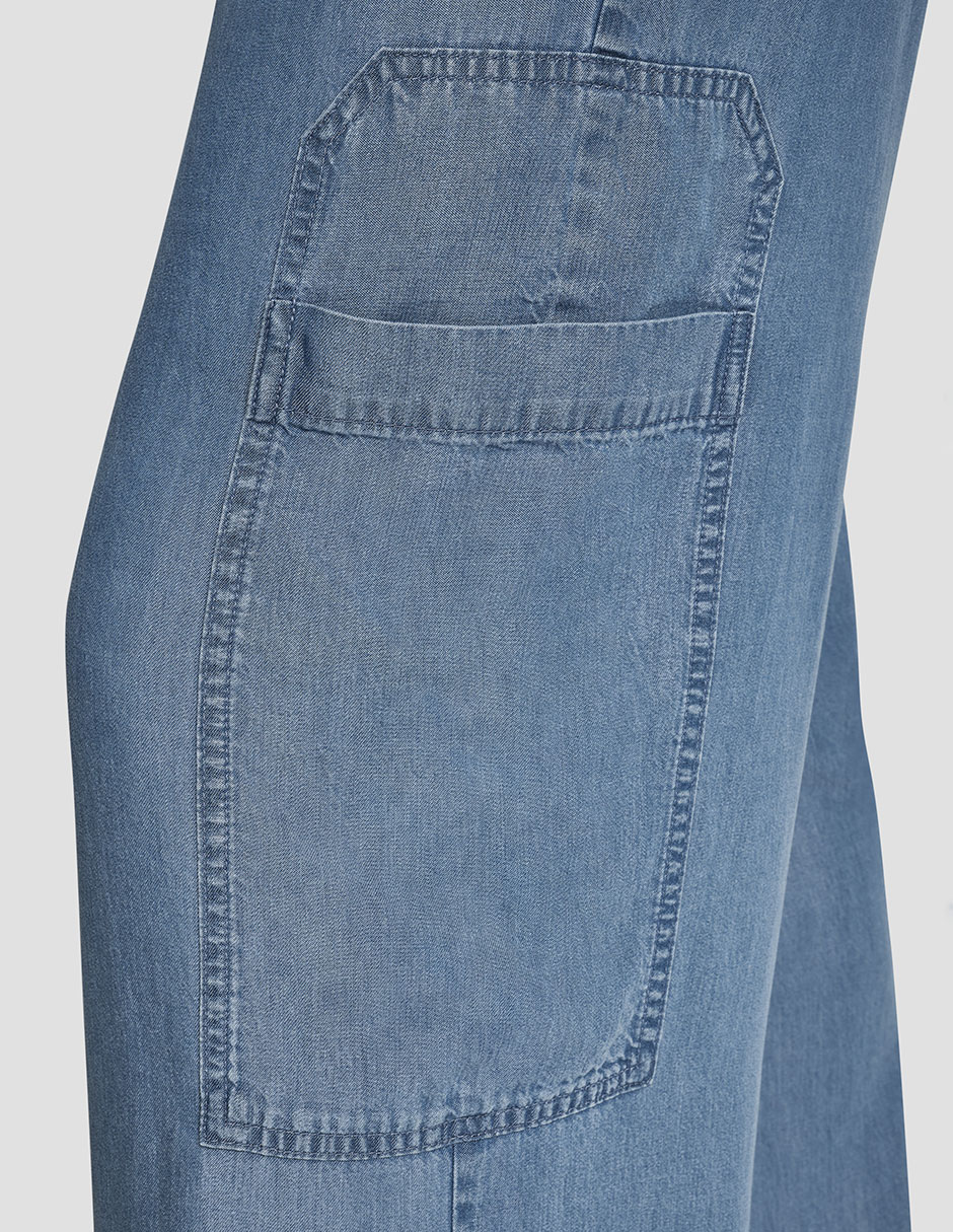 Pantalón cargo amplio para mujer 5
