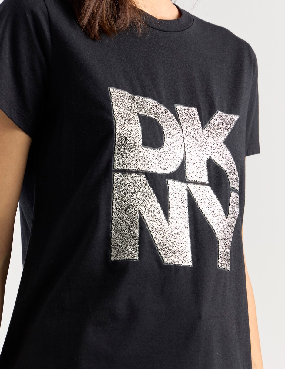 Playera manga corta cuello redondo para mujer 4