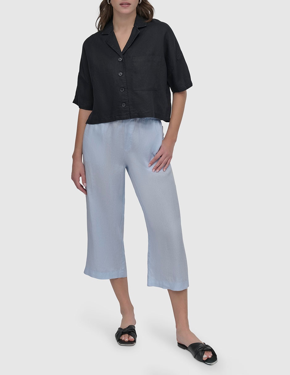 Blusa camisera manga al codo para mujer Blusa camisera manga al codo para mujer