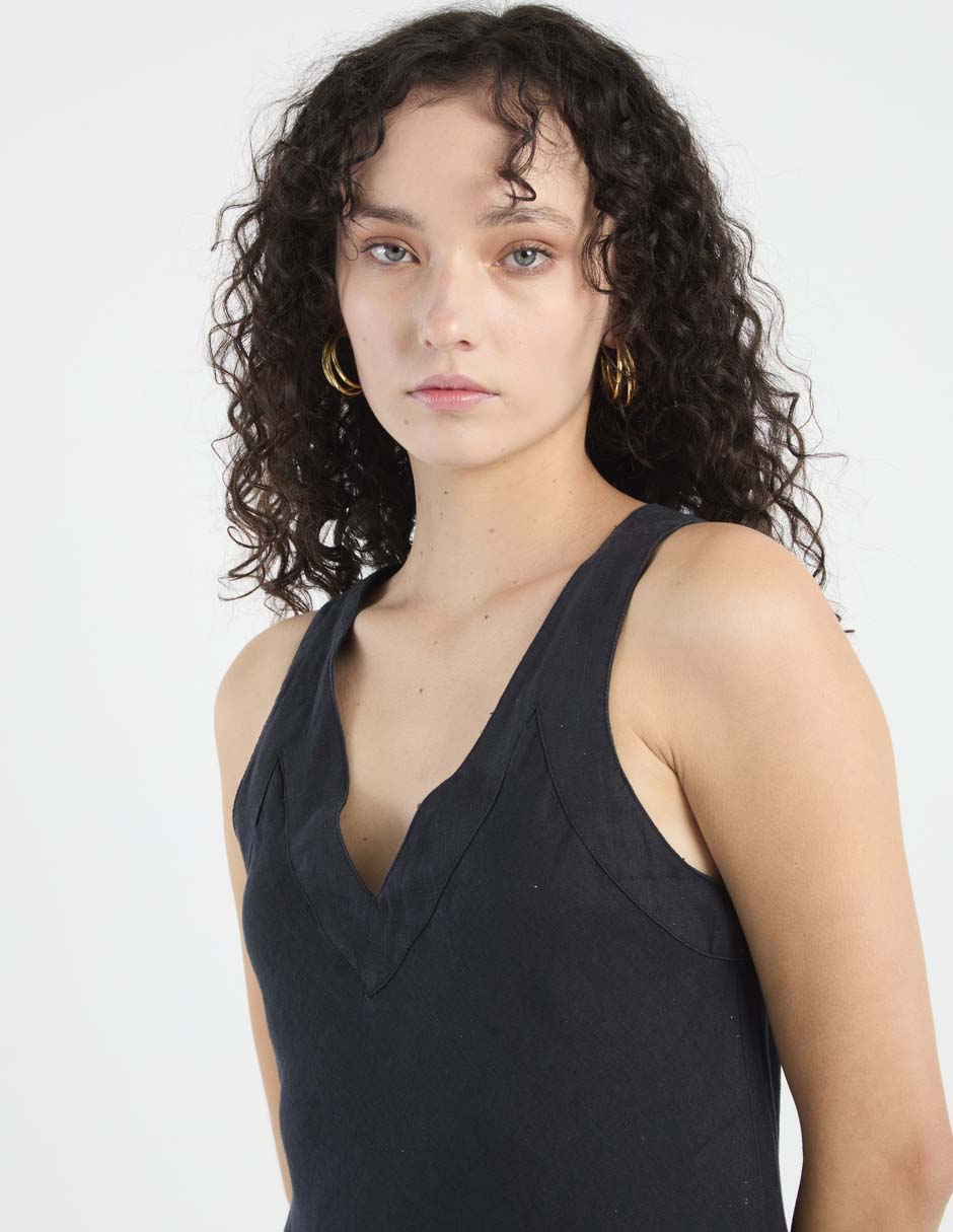 Vestido largo casual para mujer 4