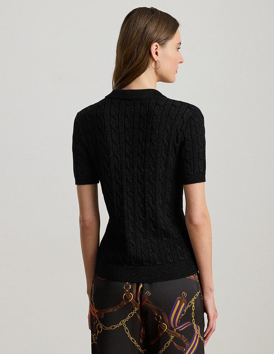 Suéter cuello polo para mujer 2