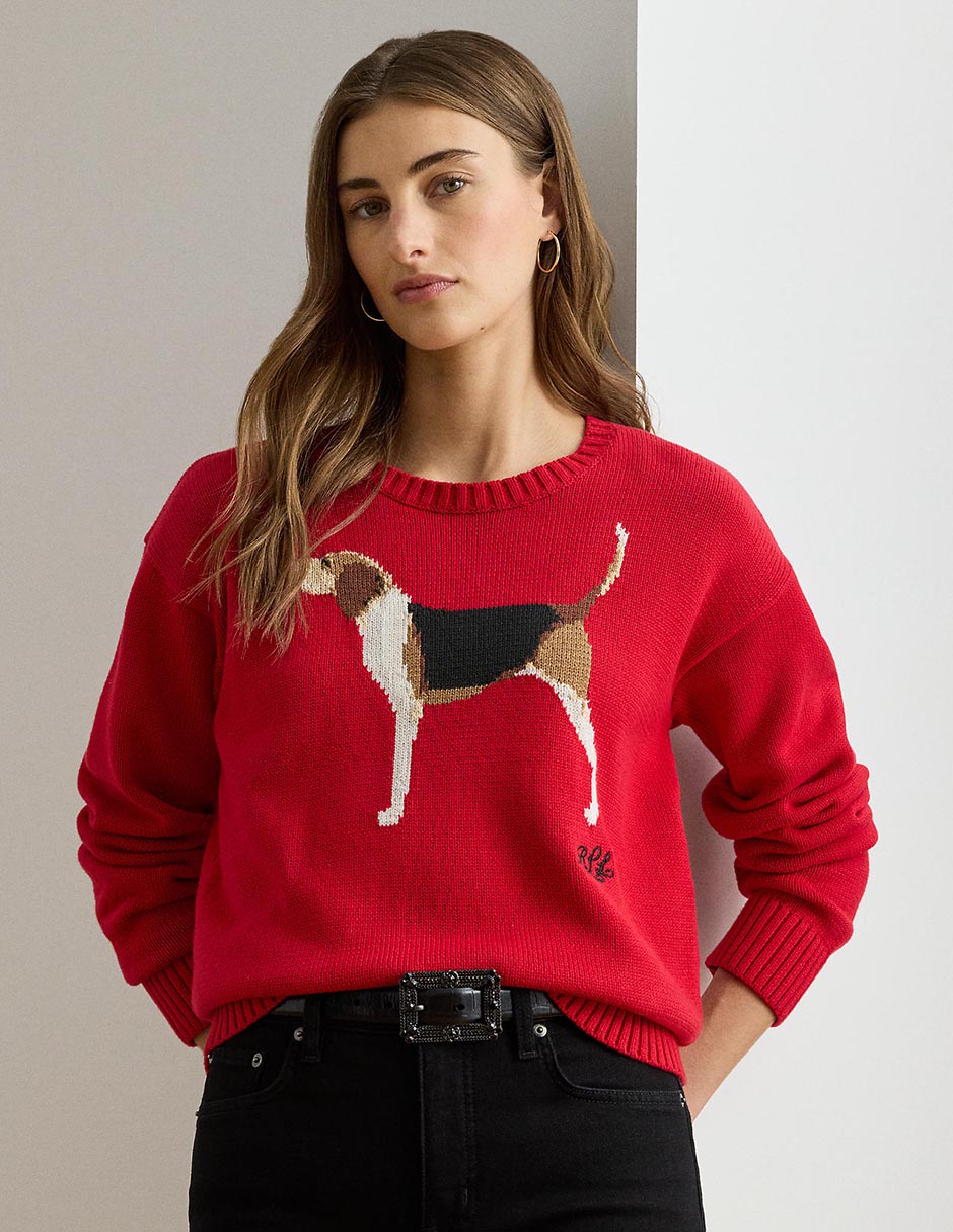 Suéter cuello redondo para mujer 1