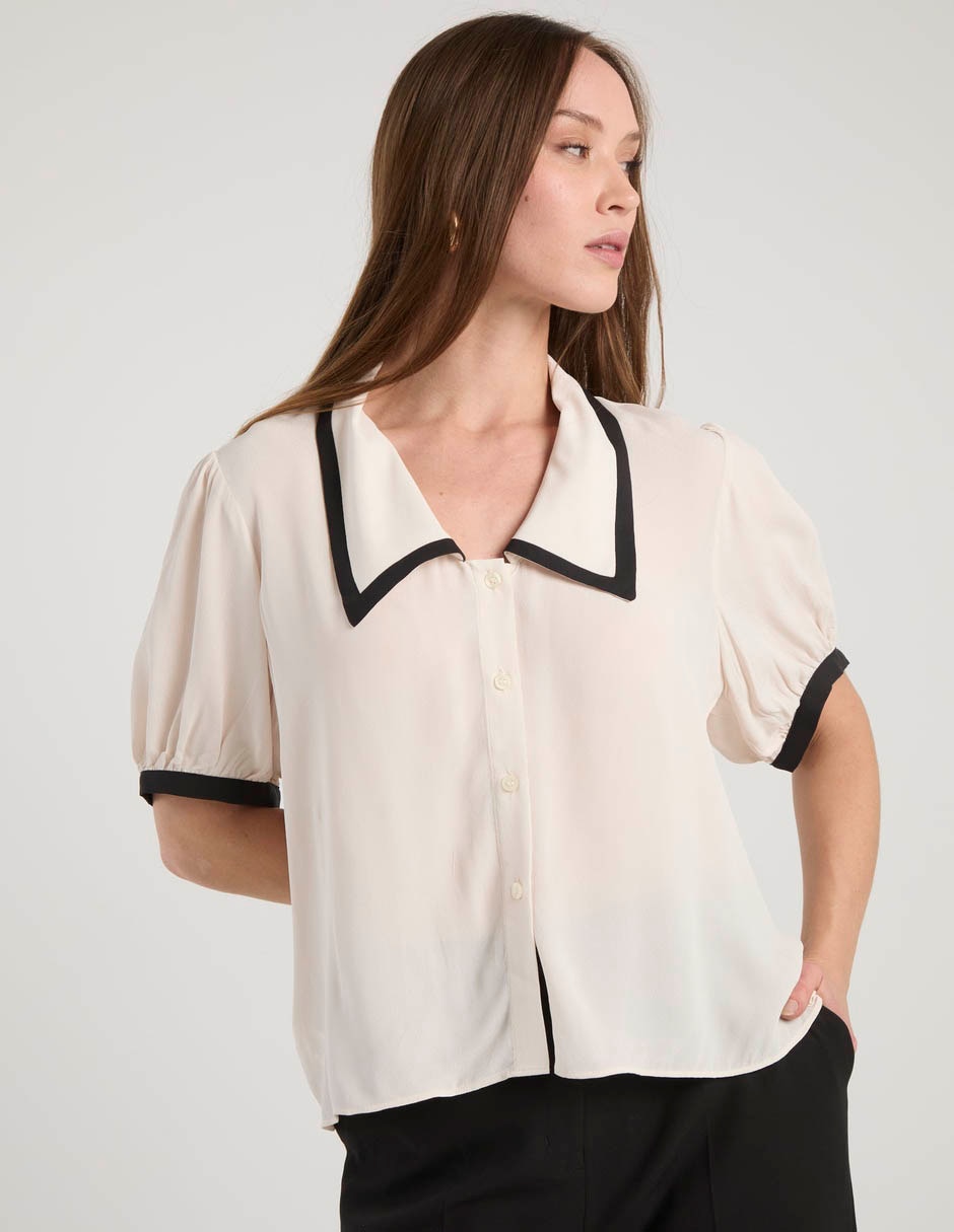 Blusa manga corta para mujer 2