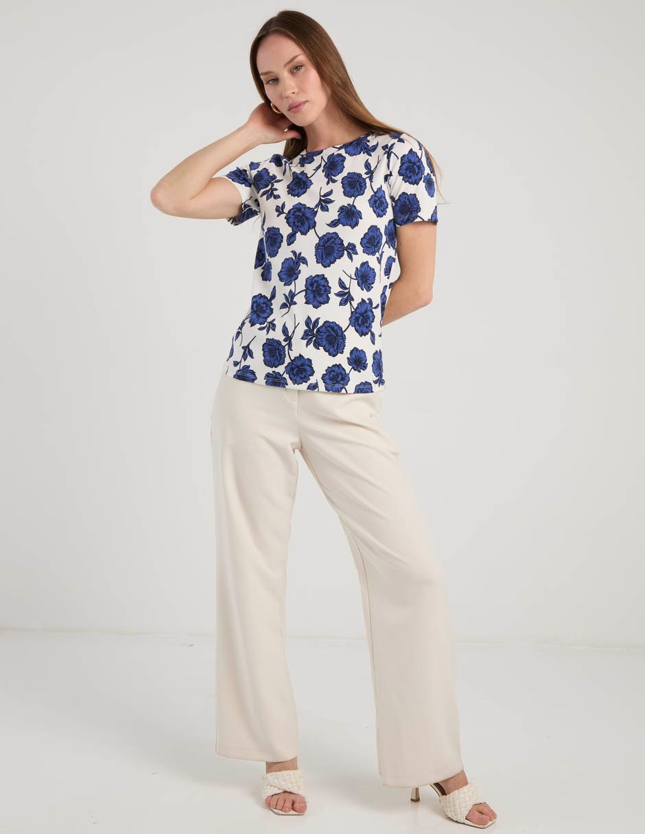 Blusa manga corta para mujer 3