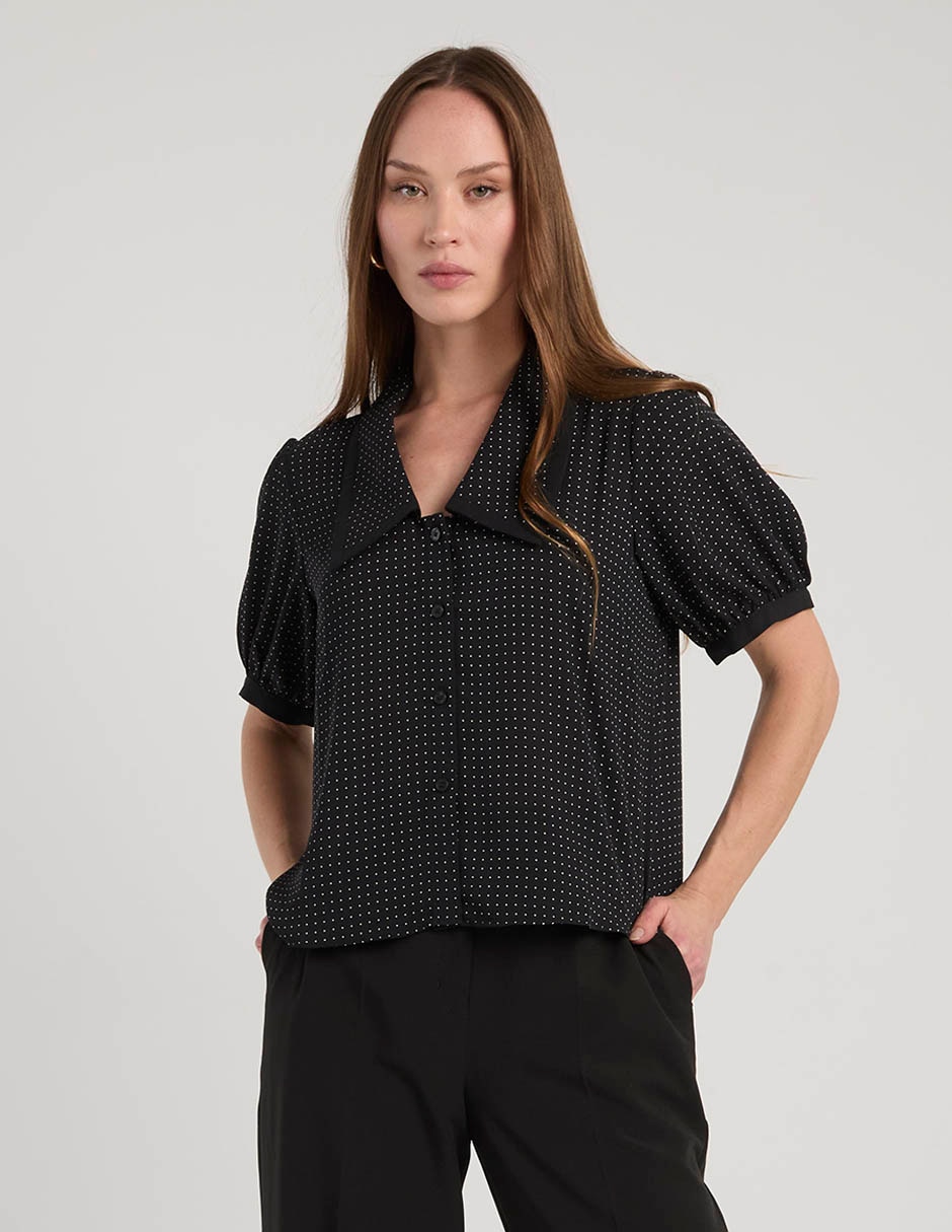 Blusa manga corta para mujer 2
