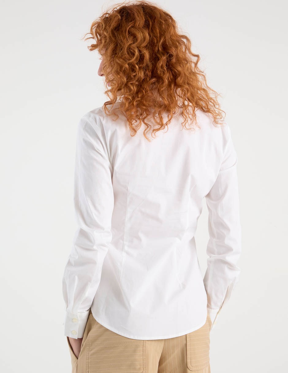 Blusa camisera manga larga para mujer 6