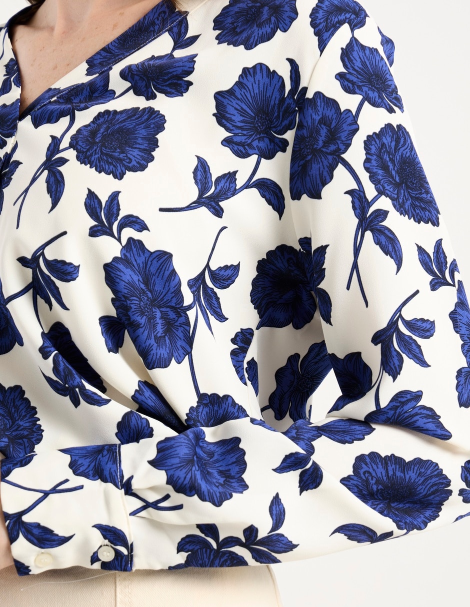 Blusa manga larga para mujer 5