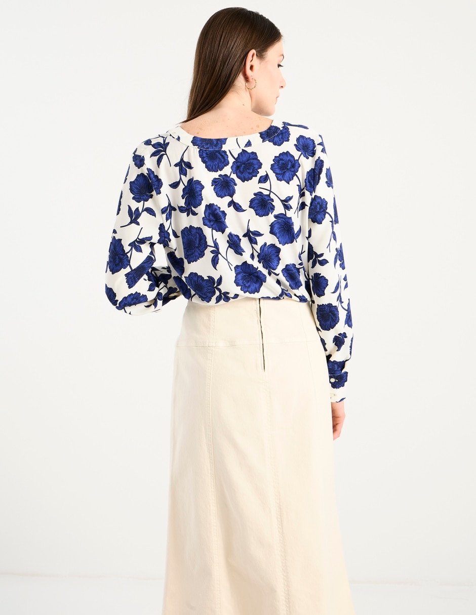 Blusa manga larga para mujer 6