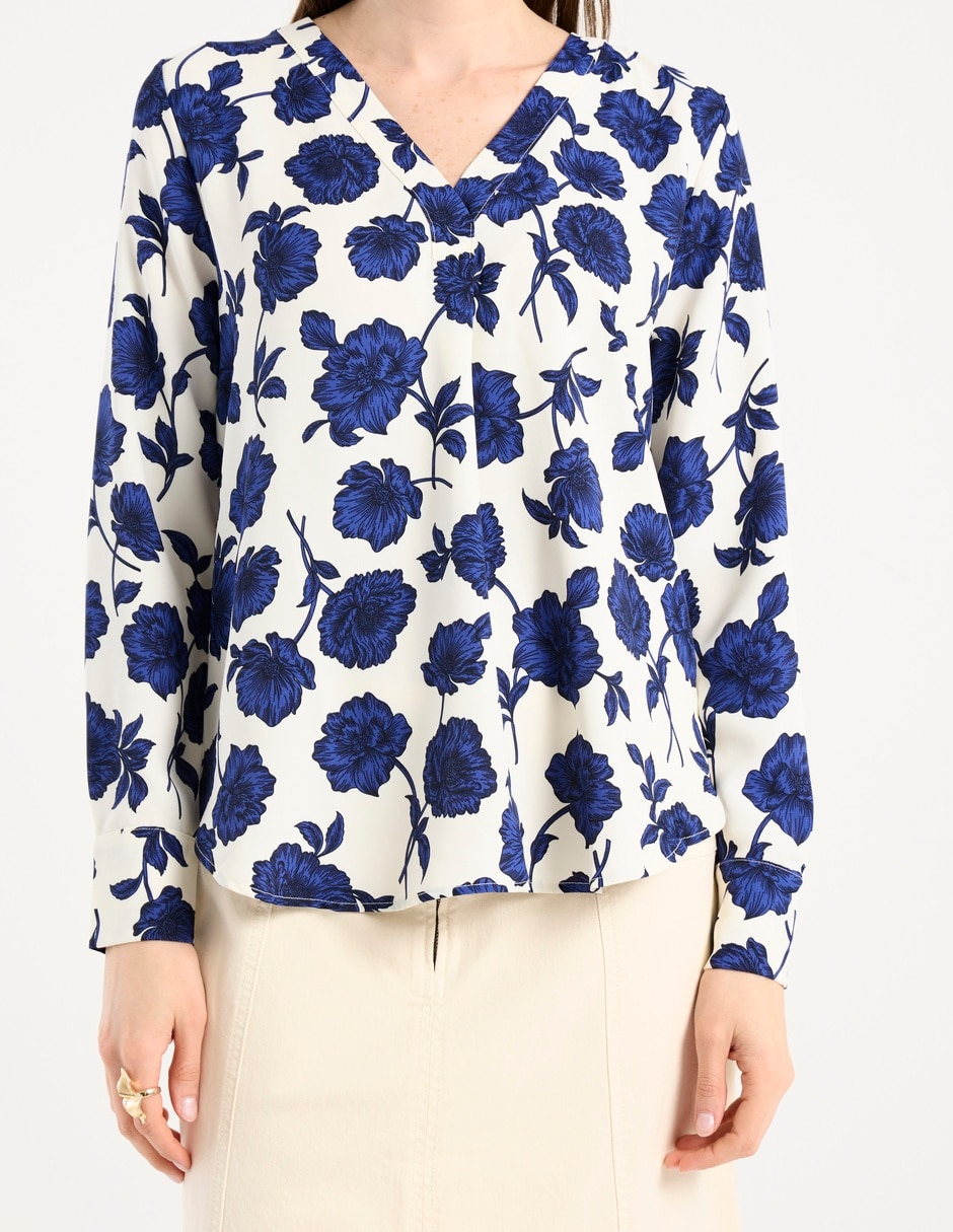Blusa manga larga para mujer 7