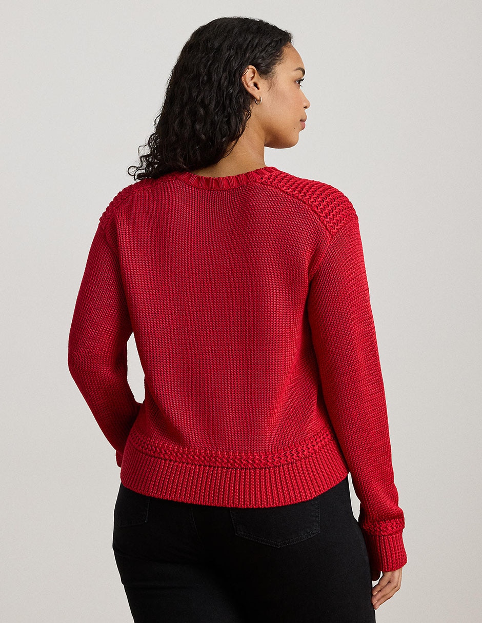 Suéter Lauren Plus cuello redondo para mujer