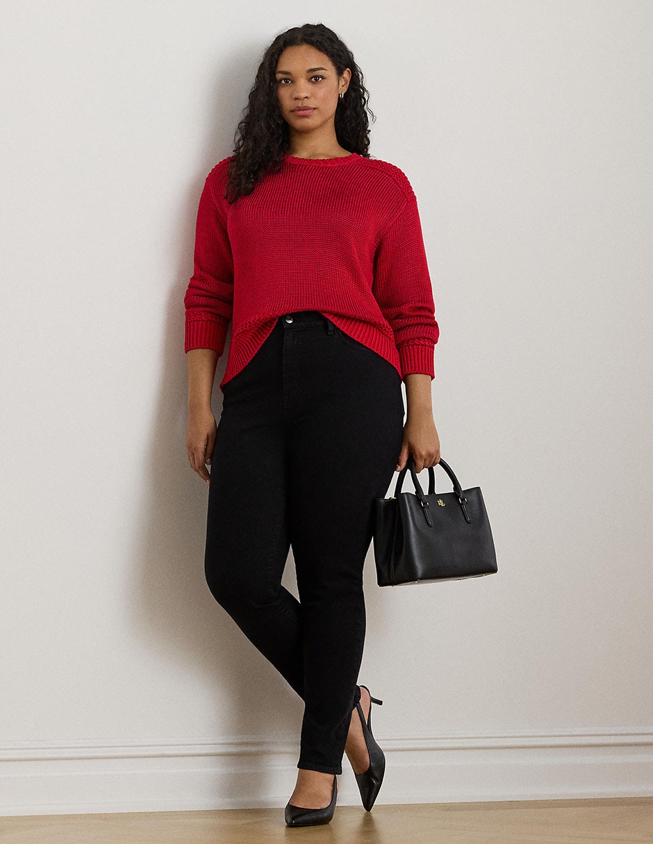 Suéter Lauren Plus cuello redondo para mujer