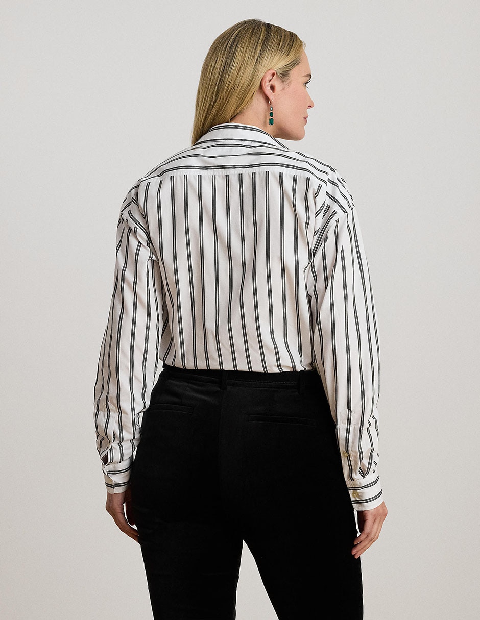 Blusa camisera manga larga para mujer 2