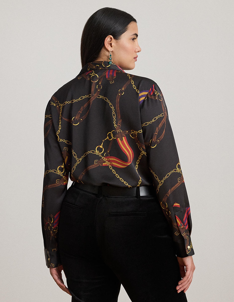 Blusa camisera manga larga para mujer 2
