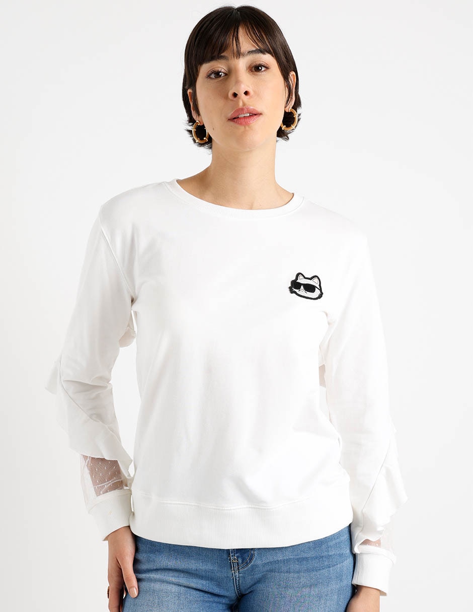 Suéter cuello redondo para mujer 2