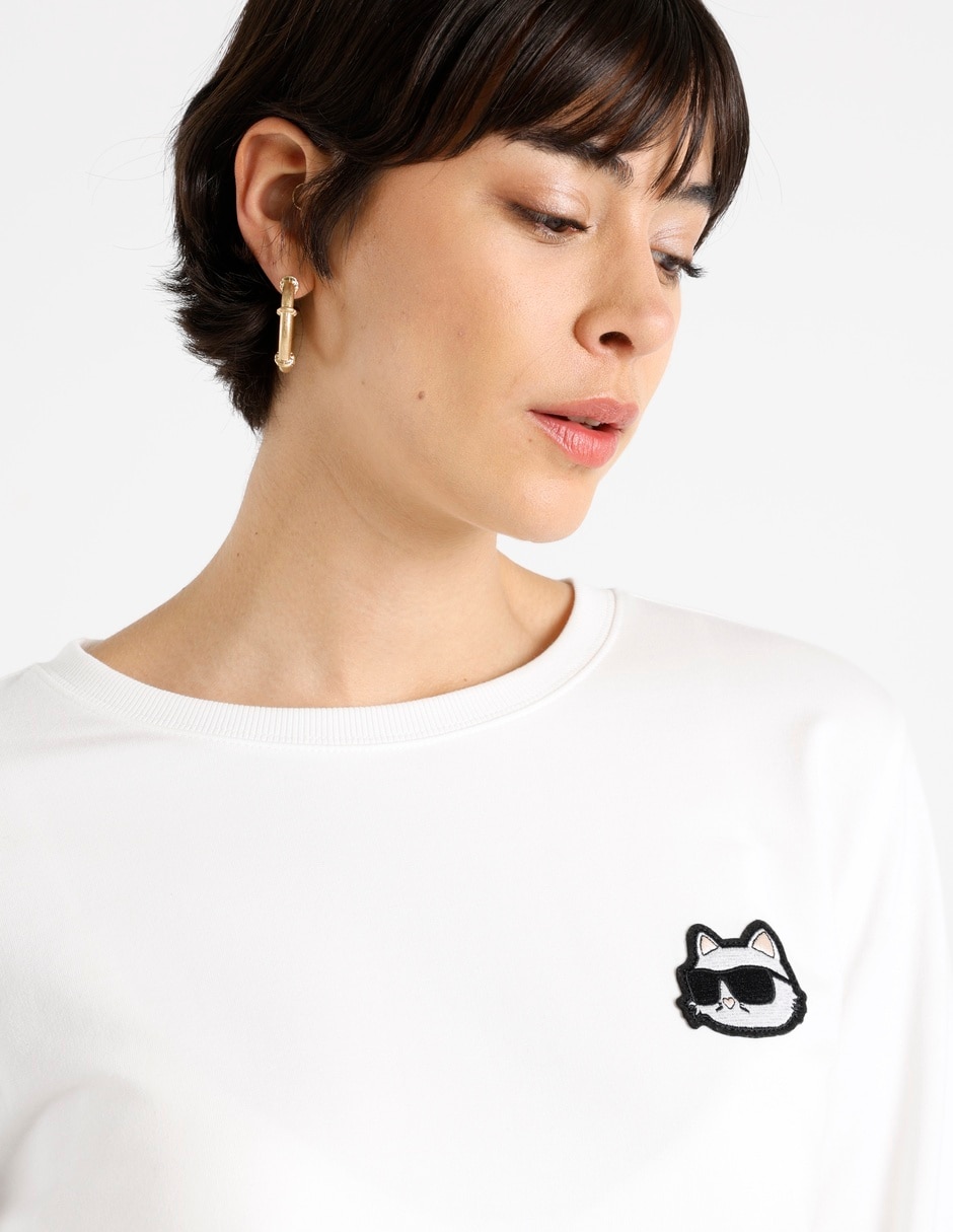 Suéter cuello redondo para mujer 4