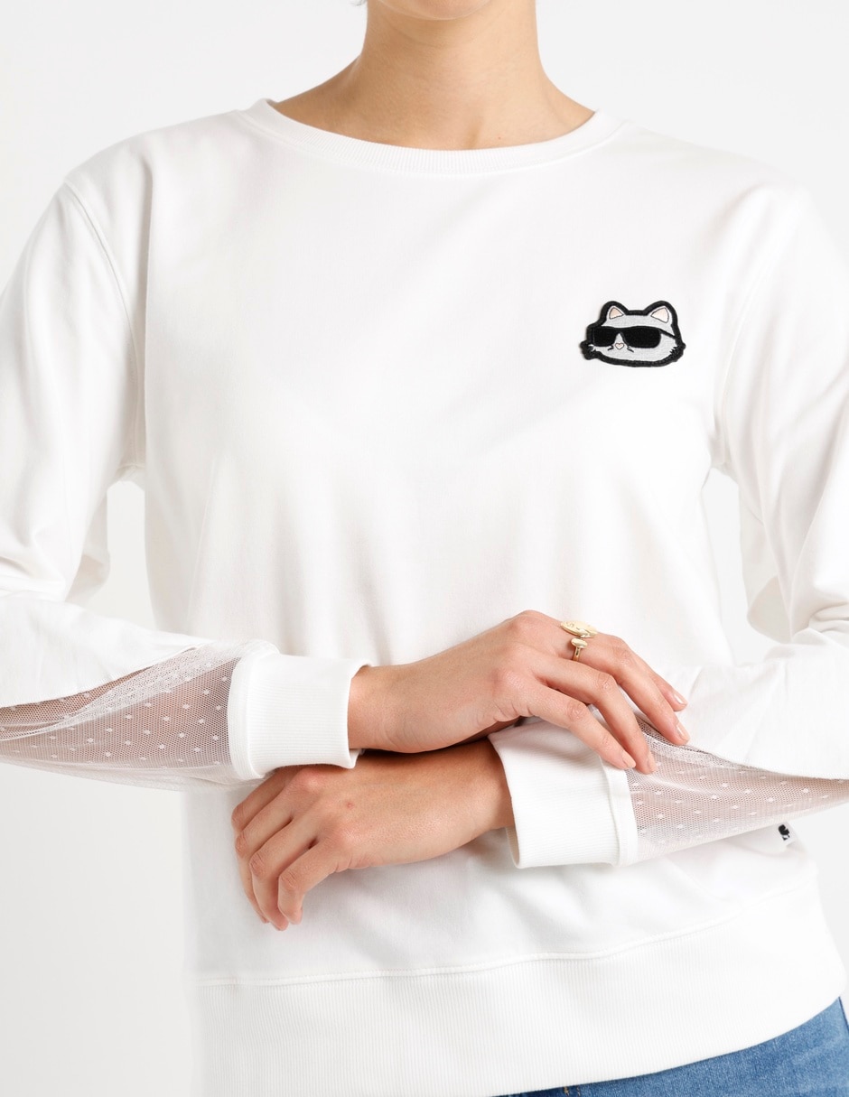 Suéter cuello redondo para mujer 5