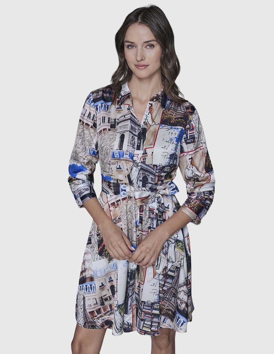 Vestido corto casual para mujer 2