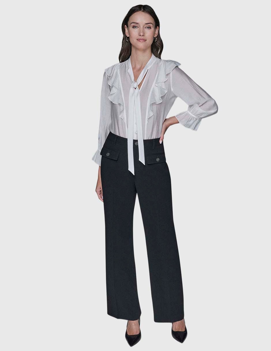 Blusa camisera manga larga para mujer 2