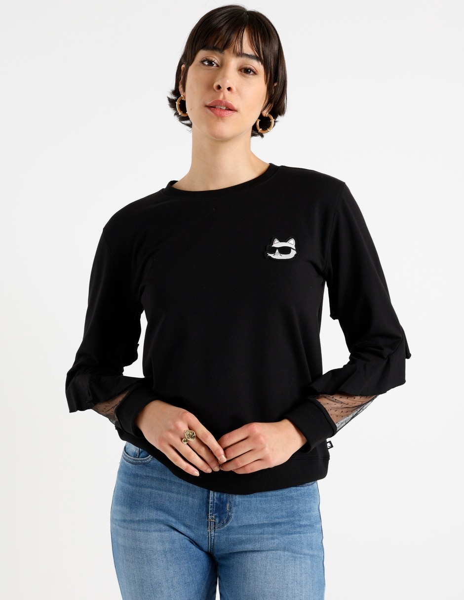 Suéter cuello redondo para mujer 2