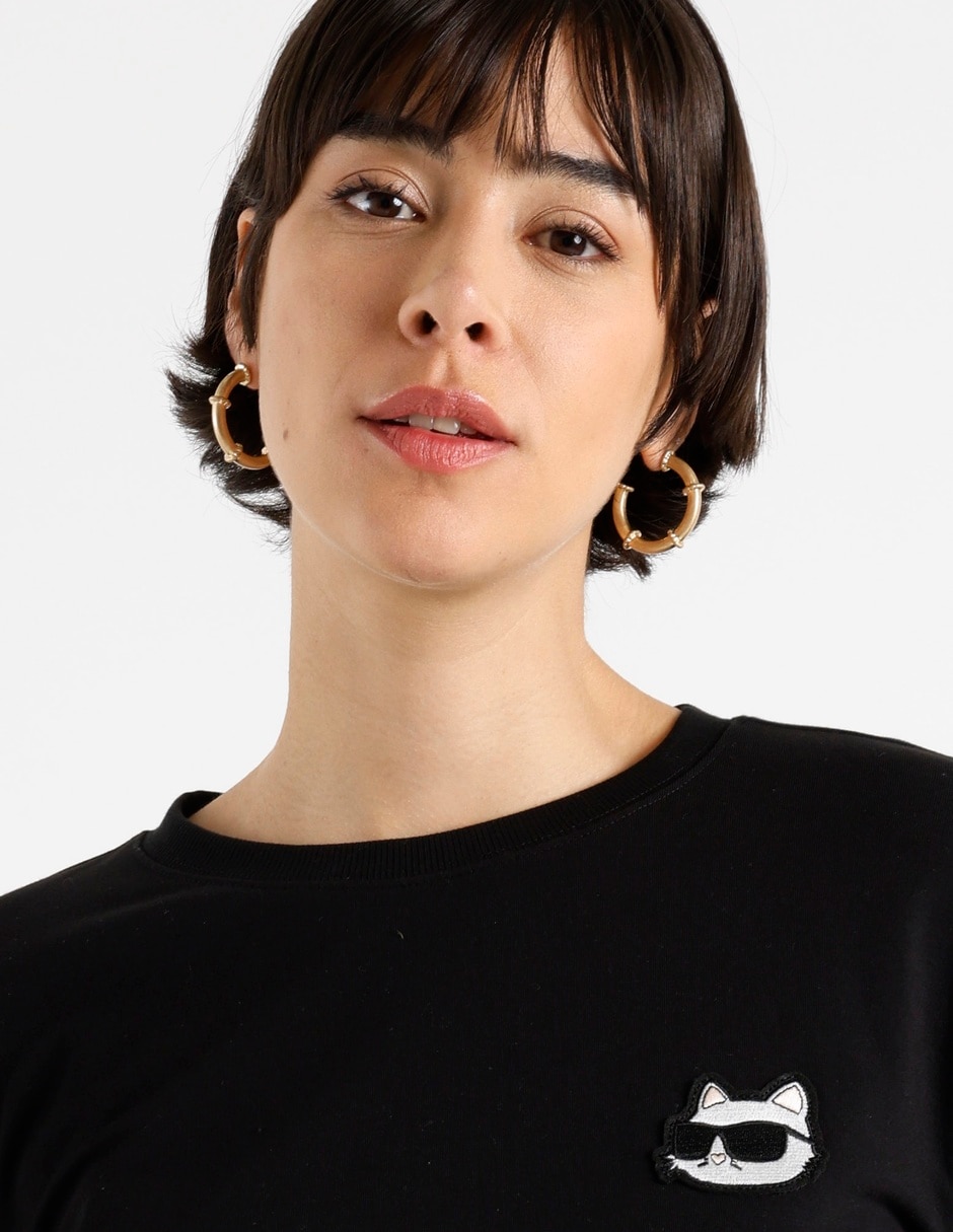 Suéter cuello redondo para mujer 4