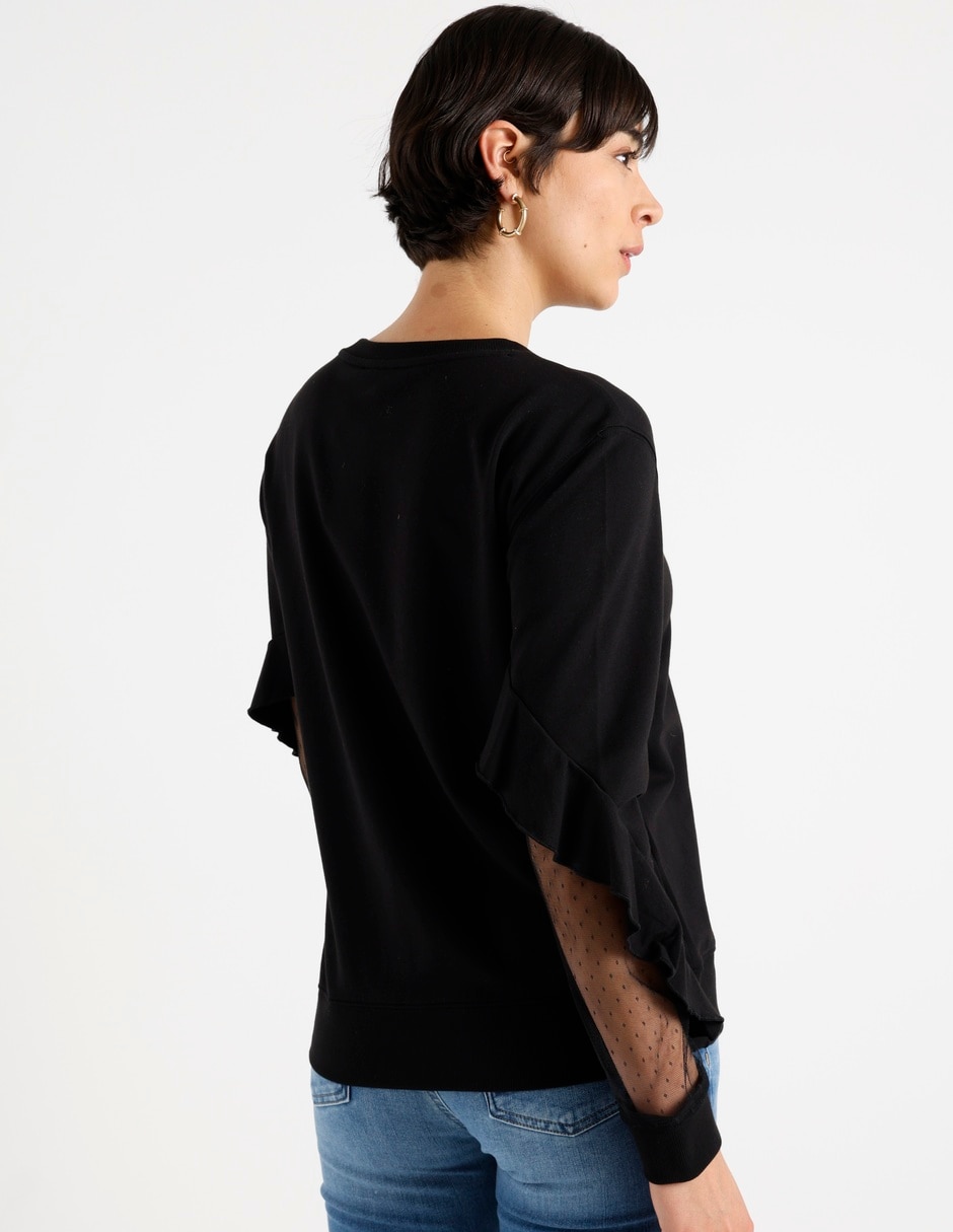 Suéter cuello redondo para mujer 6